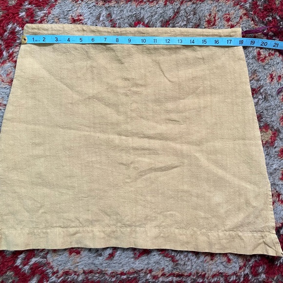 Linen skirt - yellow - Picture 4 of 8